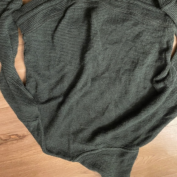 Sweaty Betty restful boucle sweatshirt olive green xs - Picture 7 of 10